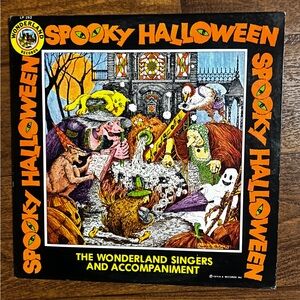 Spooky Halloween “The Wonderland Singers & Accompaniment” 1974 A.A. Record Vinyl